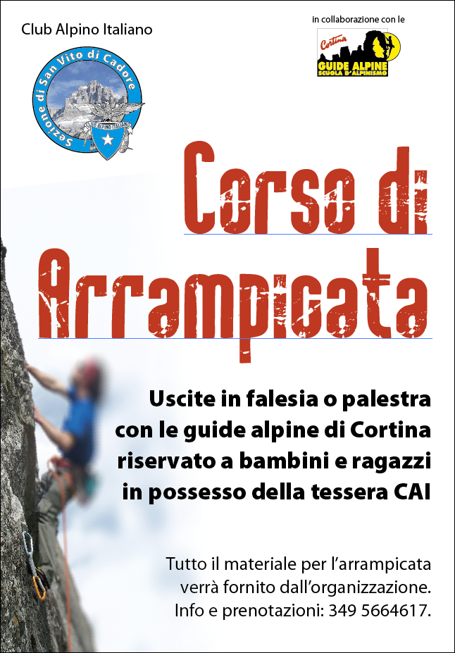 CAI Sez.San Vito C. - Stage Primavera - Corso arrampicata giovani CAI Sez.San Vito C. - Stage Primavera - Corso arrampicata giovani