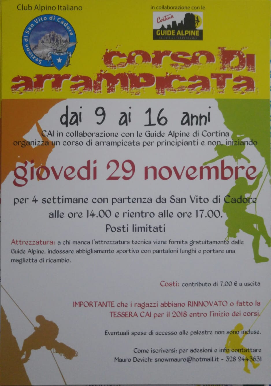 CAI - San Vito di Cadore StageAutunno