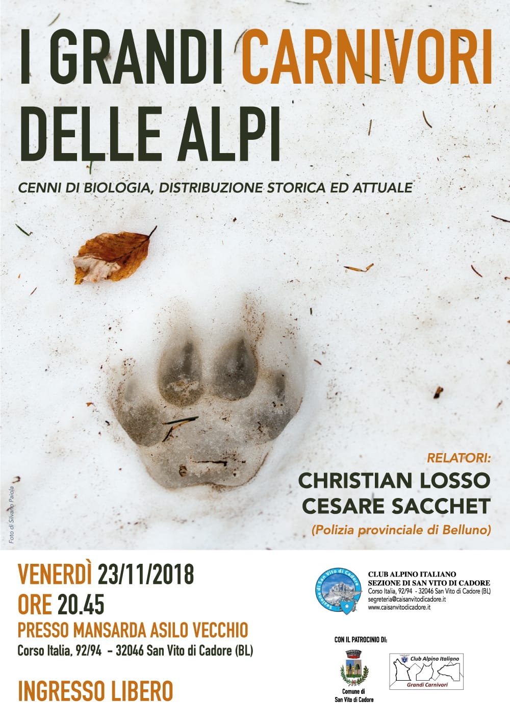 CAI - Sez.San Vito di Cadore - INCONTRI