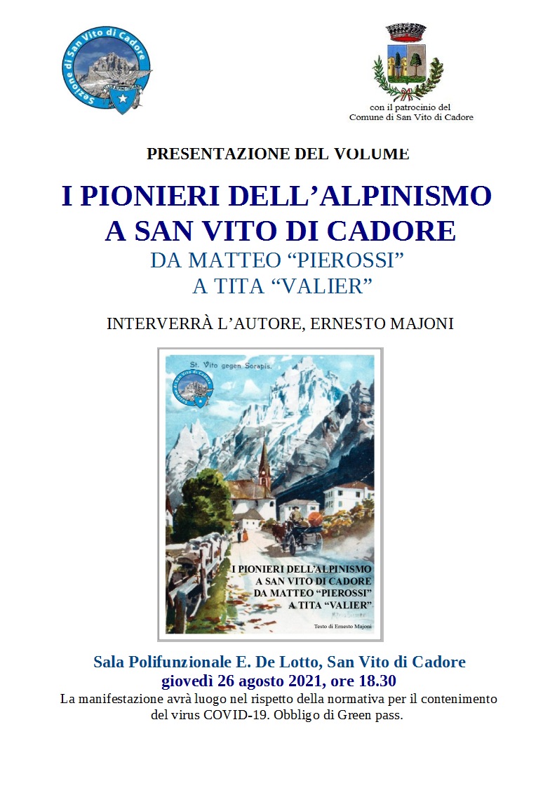 CAI - Sez.San Vito di Cadore - Presentazione Volume CAI - Sez.San Vito di Cadore - Presentazione Volume