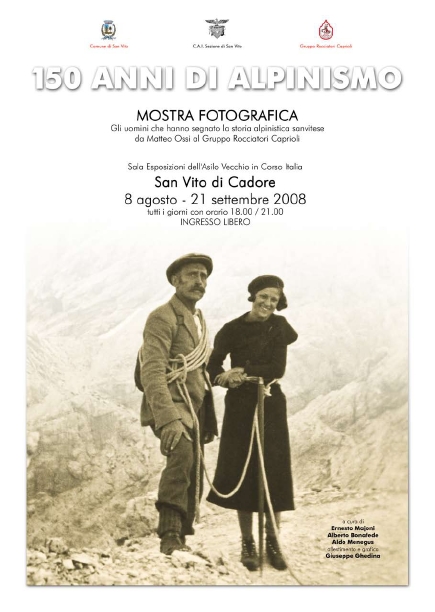 Manifesto 150 anni di alpinismo